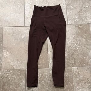 NWOT Lululemon Align Mocha High-Rise Leggings 28” Size 6